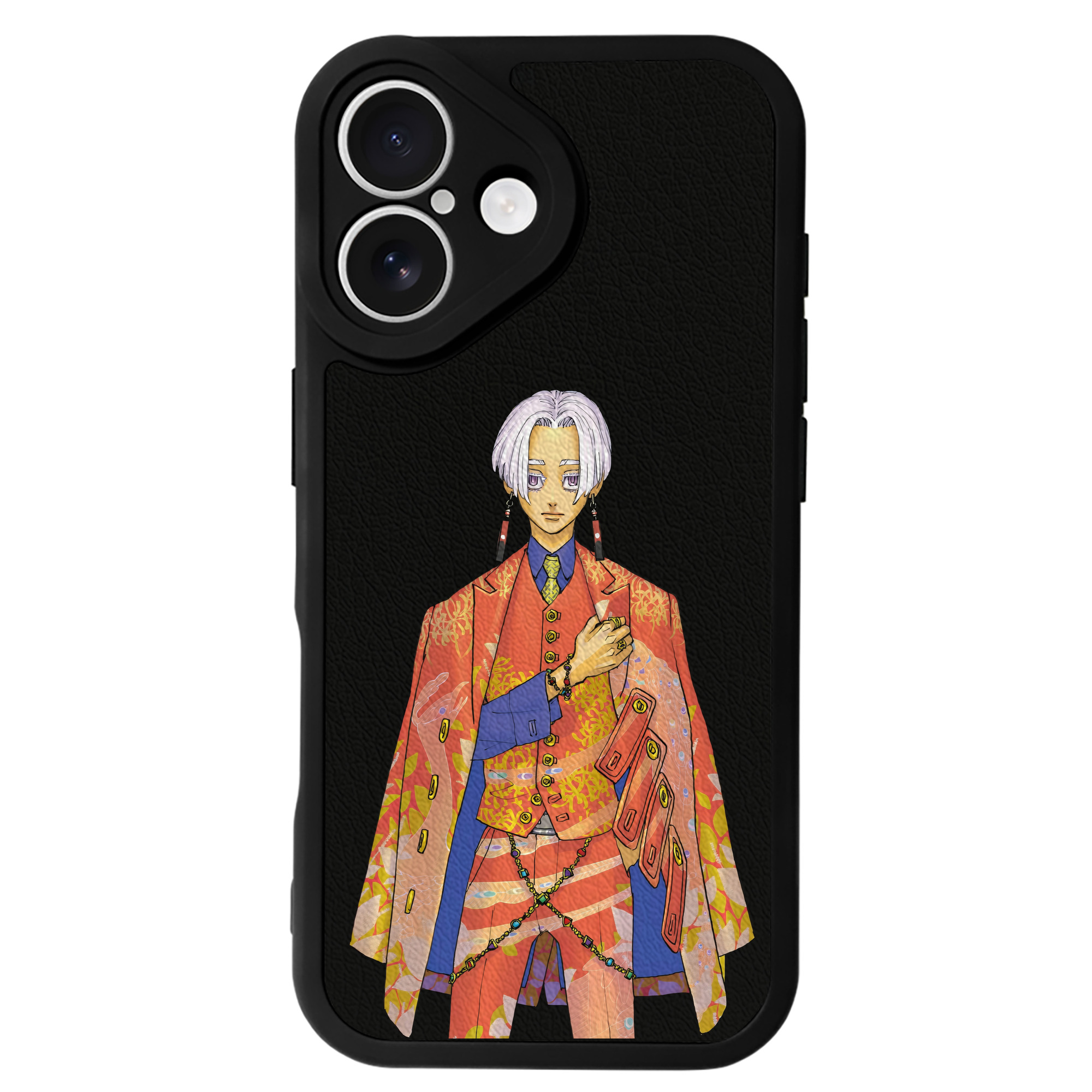 （画像用） 東京リベンジャーズ Tokyo Revengers 【iPhone 16シリーズ対応】シリコンスマホケース（レザー調） 材質：シリコン